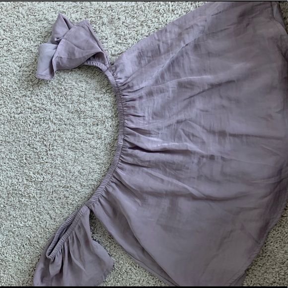 Mauve Off the Shoulder Top - Picture 3 of 3